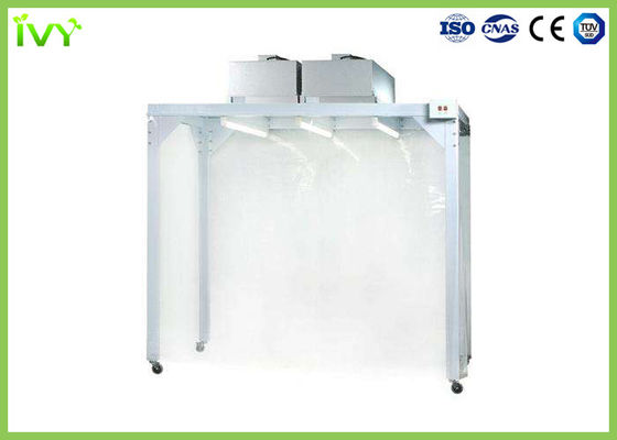 Stanza pulita modulare dell'installazione facile sviluppata nel ventilatore della centrifuga con la tenda del PVC